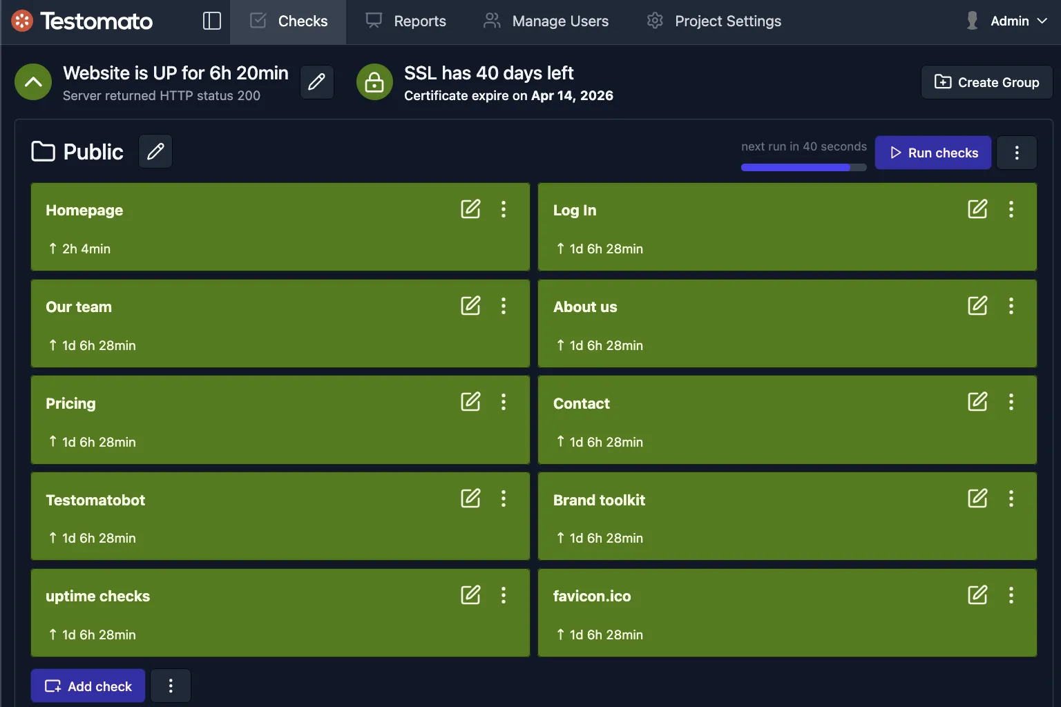 Monitoring for business owners