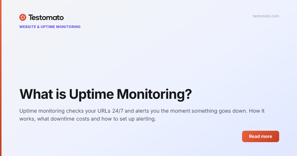What is Uptime Monitoring?